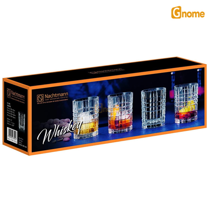 Cốc pha lê Nachtmann Square 101050 WHISKEY 4 món