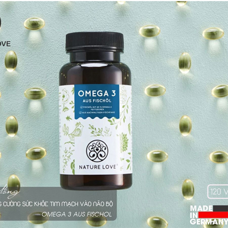 Dầu cá Nature Love Omega 3 Aus Fischol 40225 120V