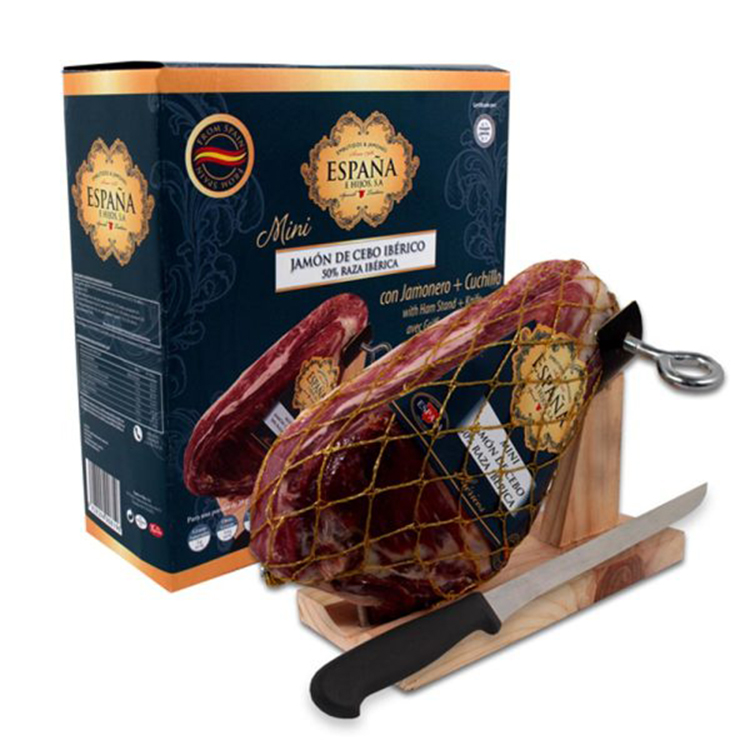 Đùi heo muối Jamon De Cebo Iberico 50% Raza Iberica 1kg