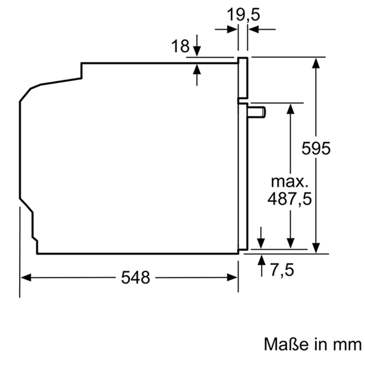 Lò nướng Bosch HBG675BS1 Series 8 âm tủ