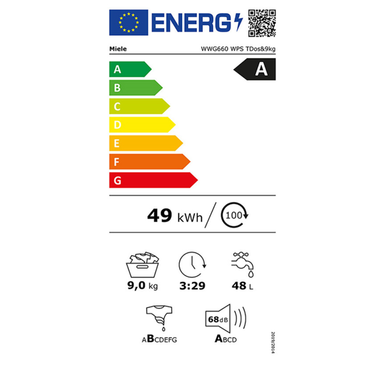 Máy giặt Miele WWG660 WPS TDos 9kg