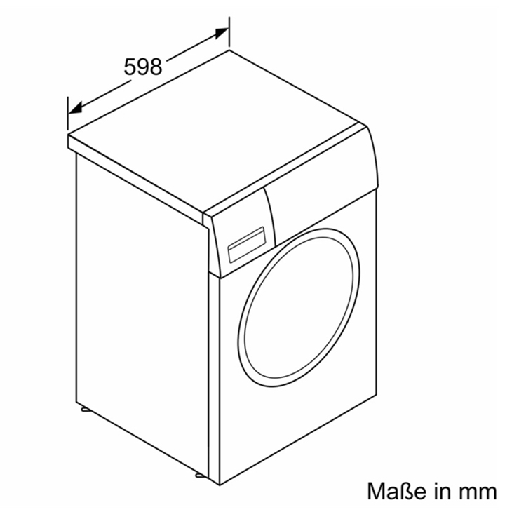 Máy giặt Bosch WAV28E43 Seri 8 cửa trước 9kg