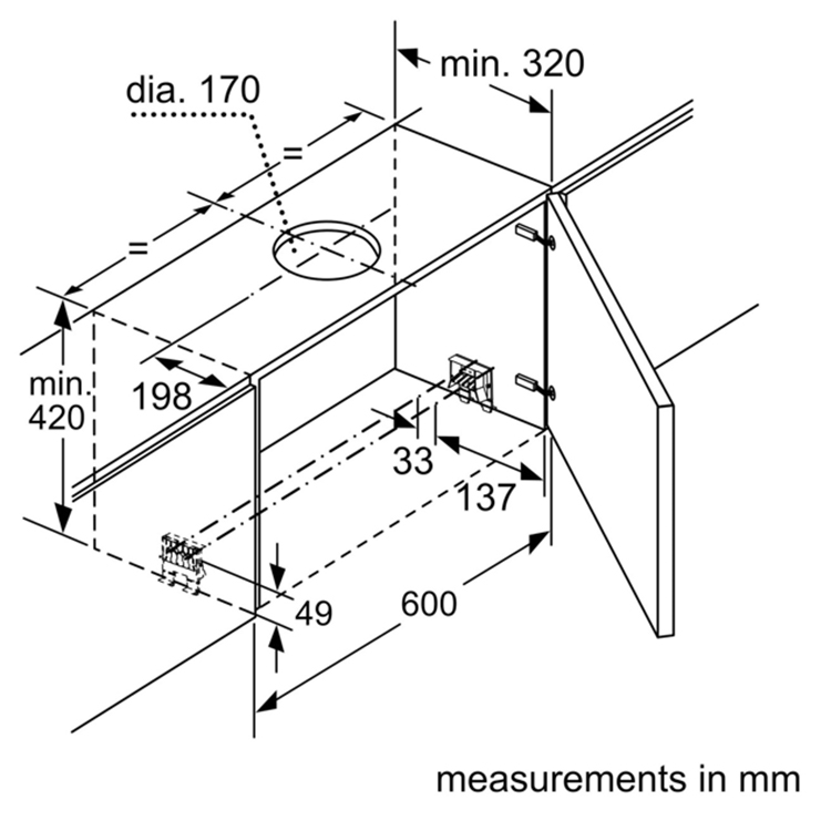 Máy hút mùi Bosch DFR067A50