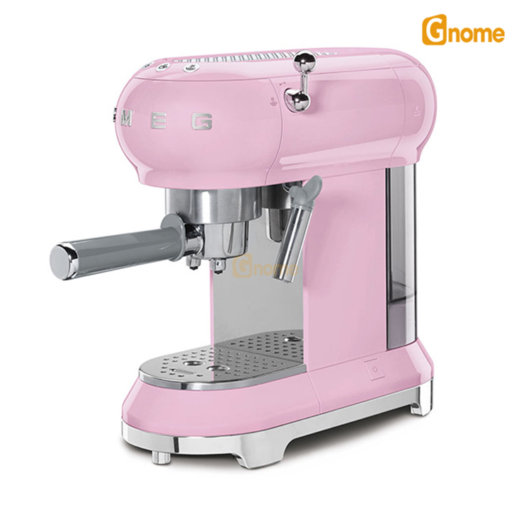 Máy pha Cafe Smeg ECF01PKEU màu hồng