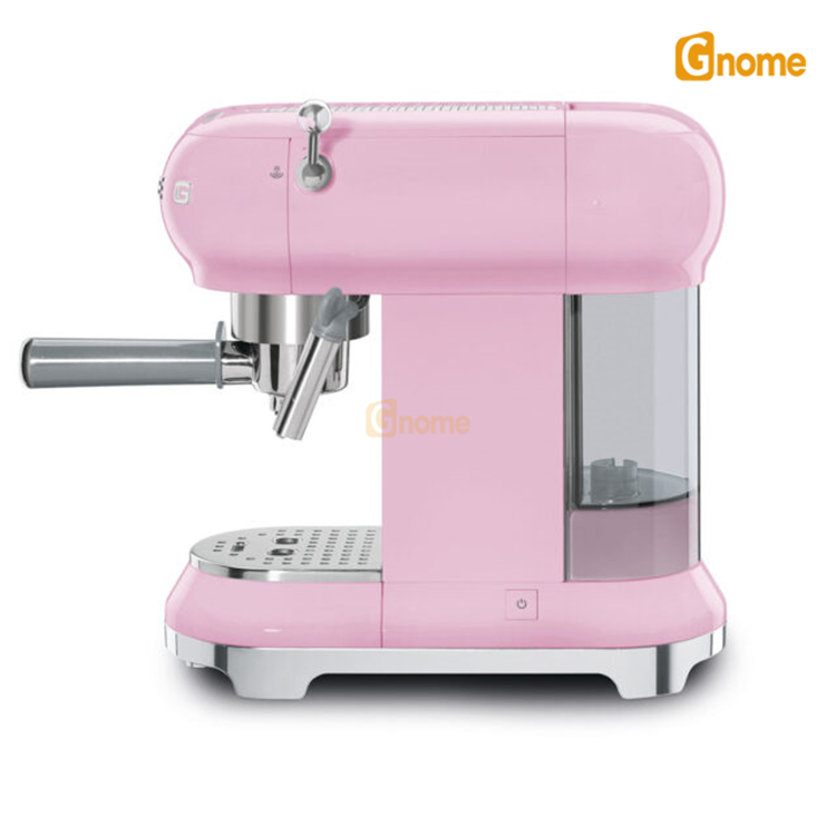 Máy pha Cafe Smeg ECF01PKEU màu hồng