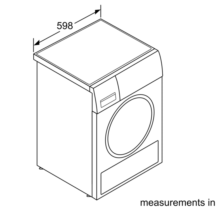  Máy sấy bơm nhiệt Bosch WTW85400SG seri 6, 9kg