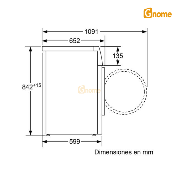 Máy sấy Bosch WTB86201SG 8kg