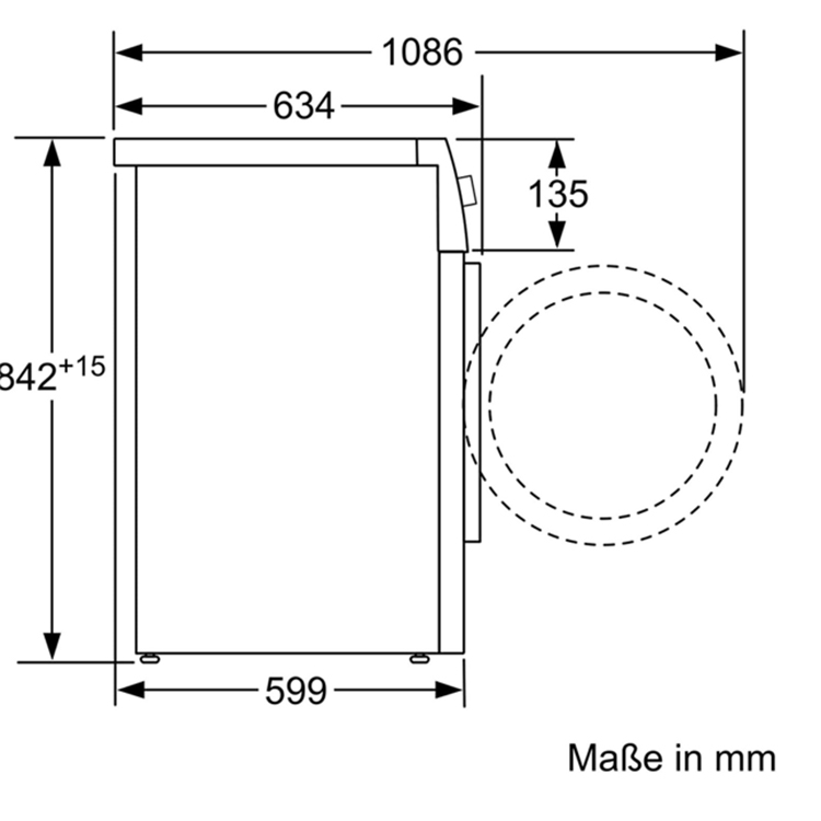 Máy sấy quần áo Bosch WTX87E40 9Kg