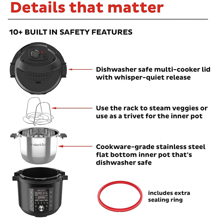 Nồi Áp Suất Instant Pot 10 in 1 Pro