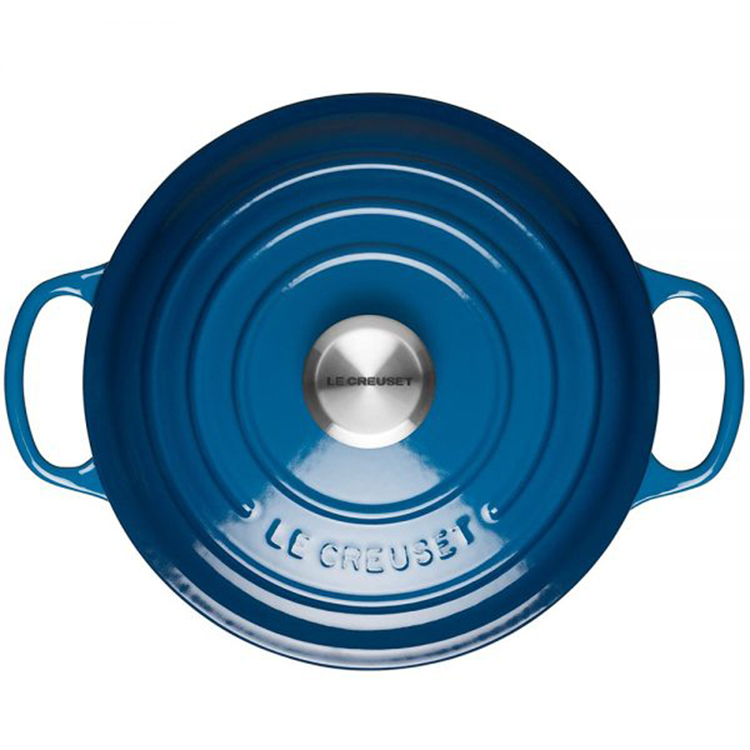 Nồi gang Le Creuset Brater Rund Evo 24cm Blue Marseille