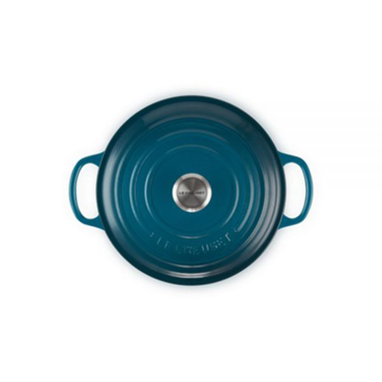 Nồi gang Le Creuset Brater Rund Evo 24cm Deep Teal