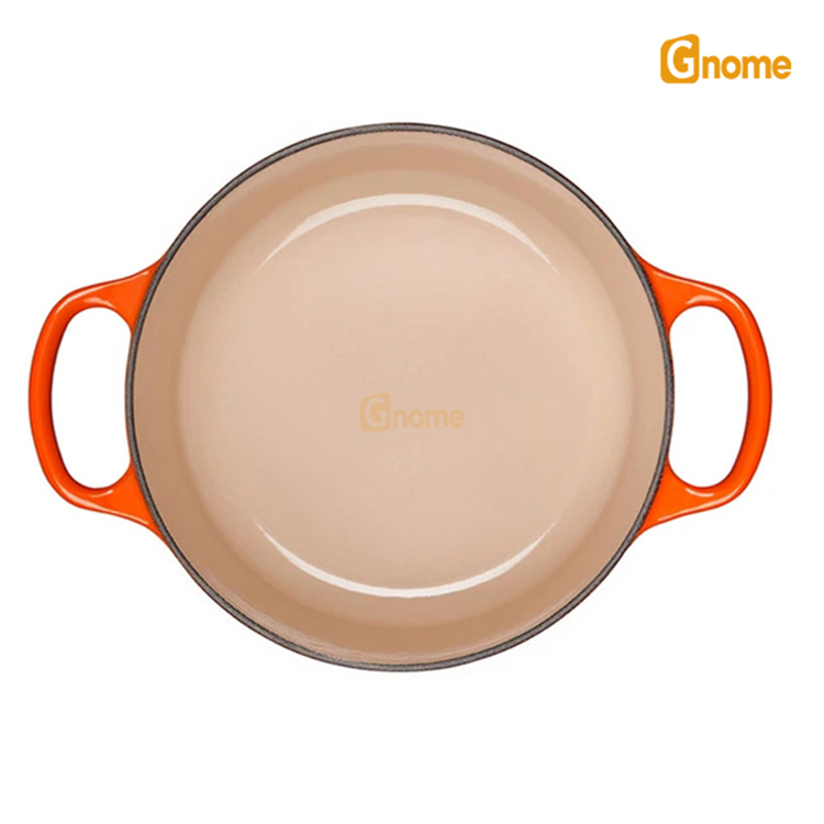 Nồi gang LeCreuset Evo màu cam Flame 18cm