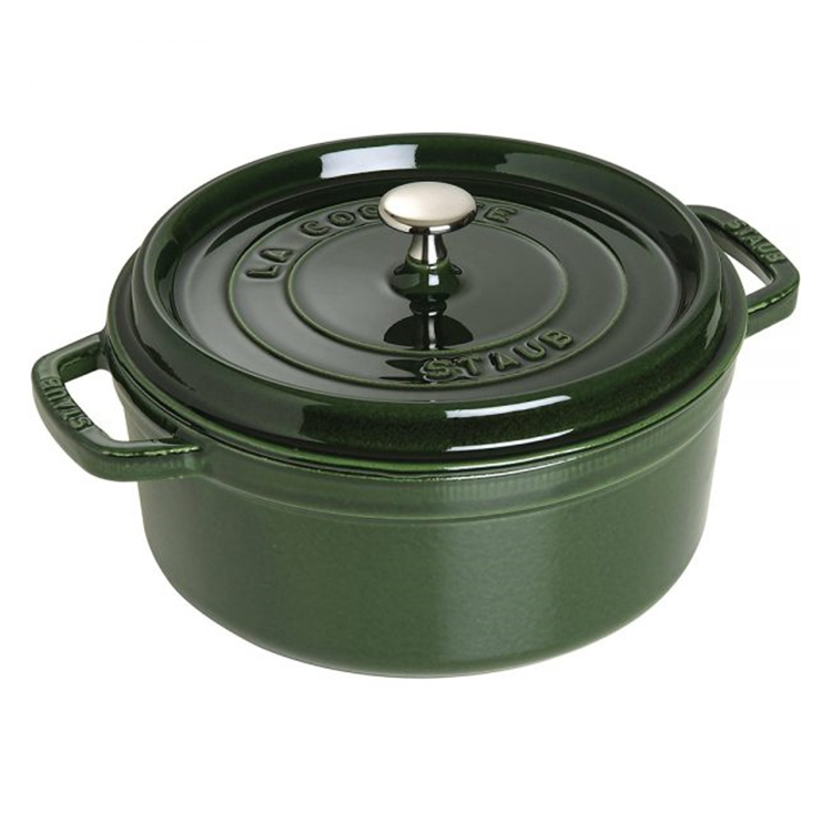 Nồi gang Staub Round Cocotte Basil 24cm