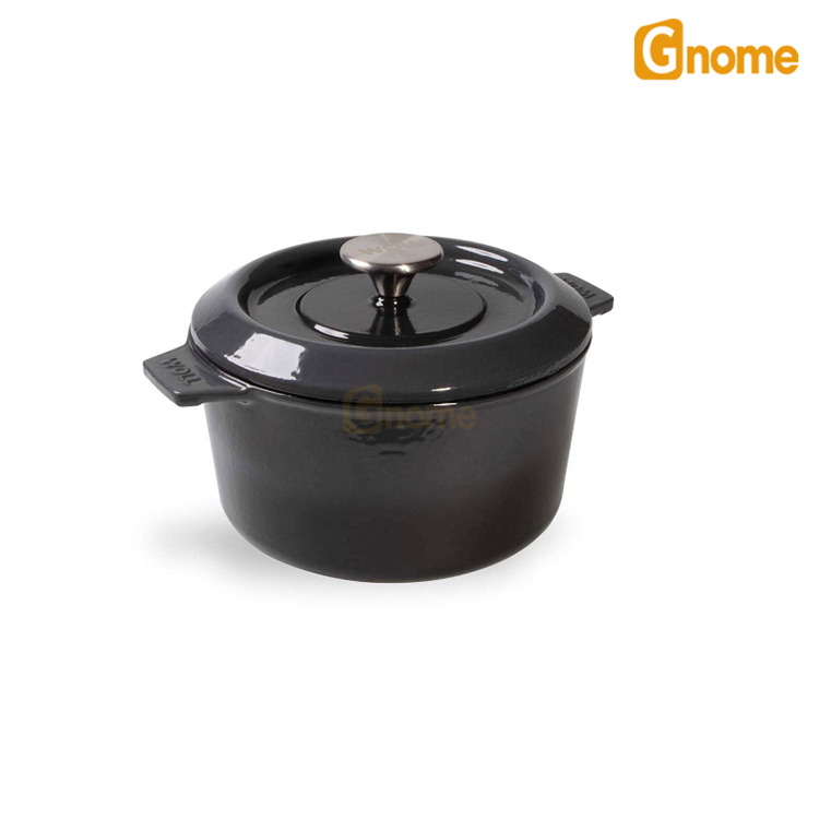 Nồi gang Woll Iron Pots 20cm Carbon Grey