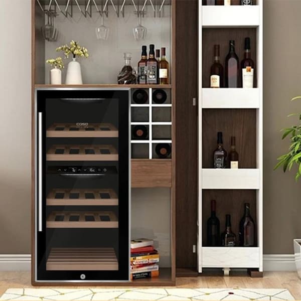 Tủ Bảo Quản Rượu Vang Caso WineComfort 24 Black 644