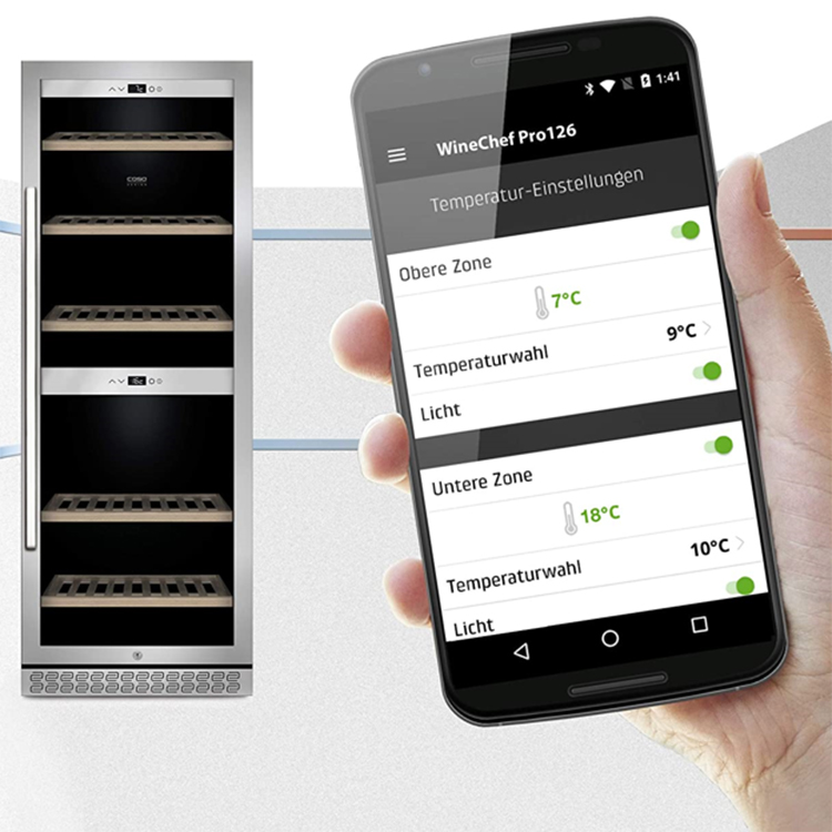 Tủ đựng rượu Caso WineChef Pro 180