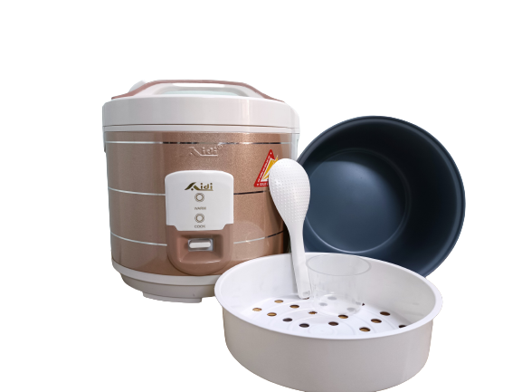Nồi cơm điện AIDI AD18S1, nồi cơm điện 1.8l, nồi cơm điện chống dính, đa năng