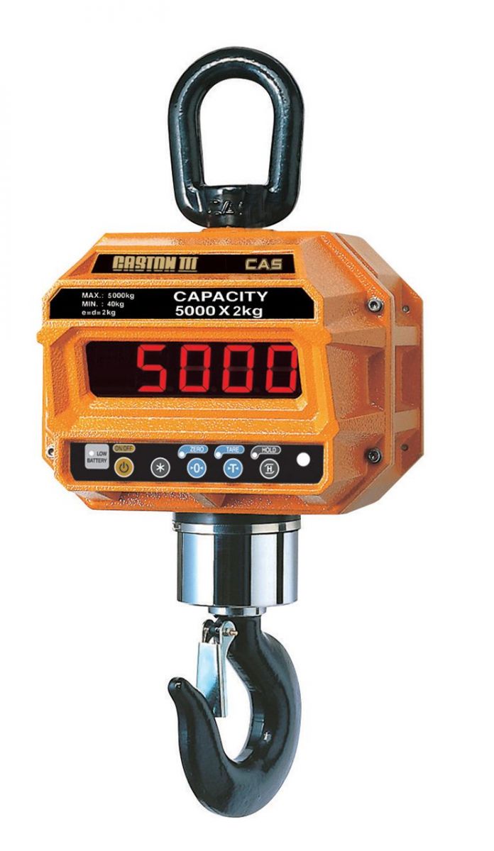 Mẫu cân treo điện tử 10 tấn CAS THD