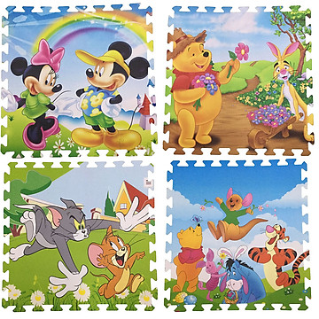 Thảm xốp cho bé hình disney