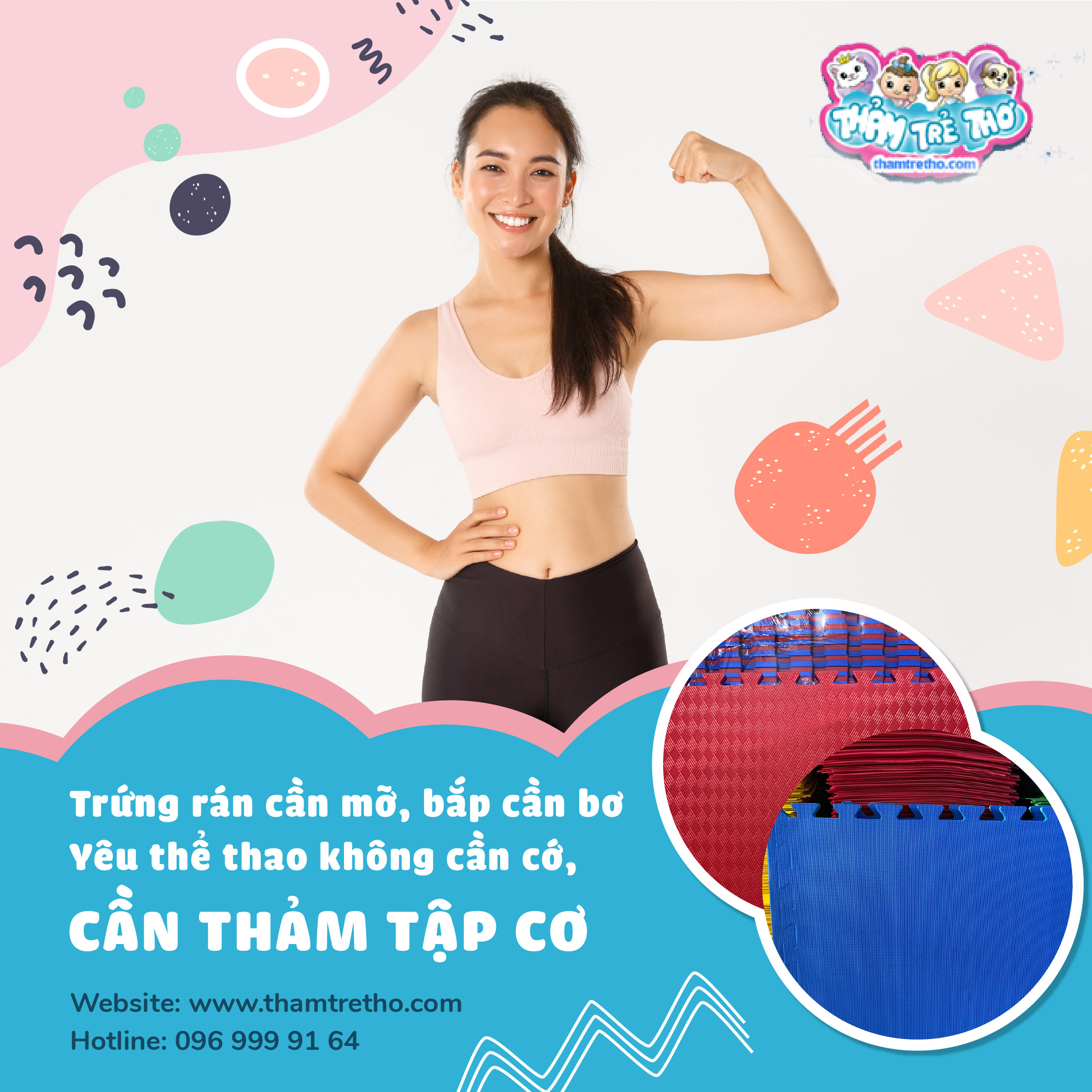 Thảm tập thể thao - tập võ