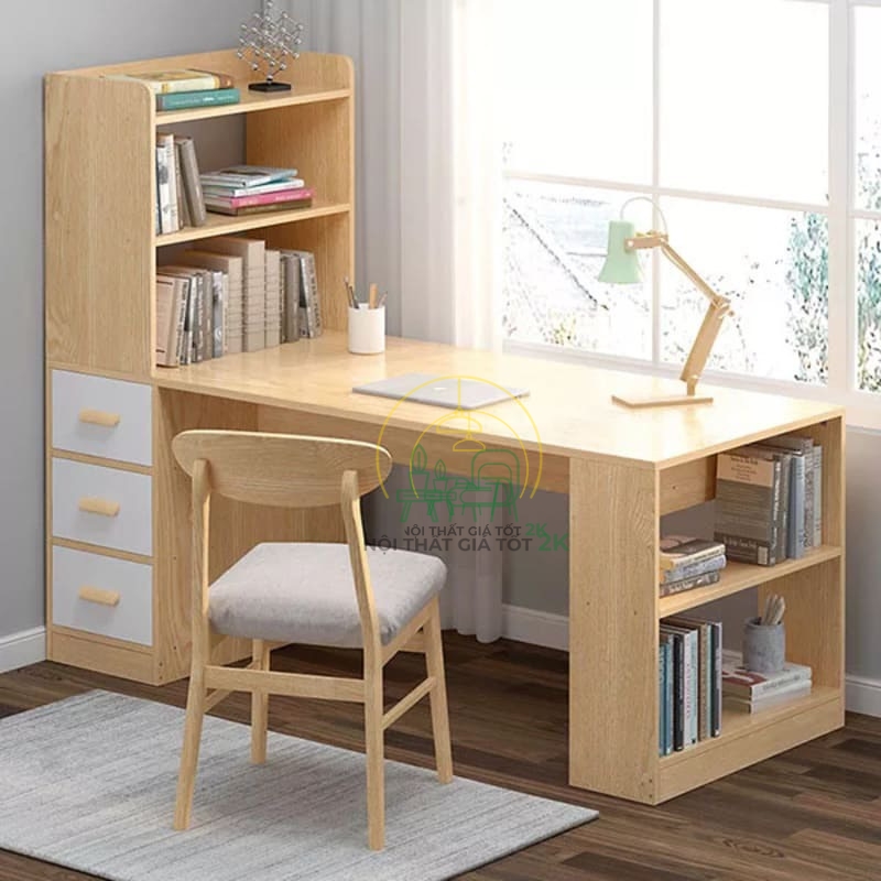 bàn học màu bàng nhạt