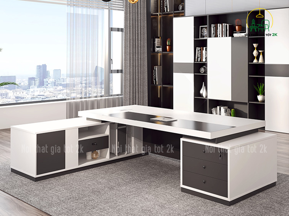 bàn giám đốc có tủ