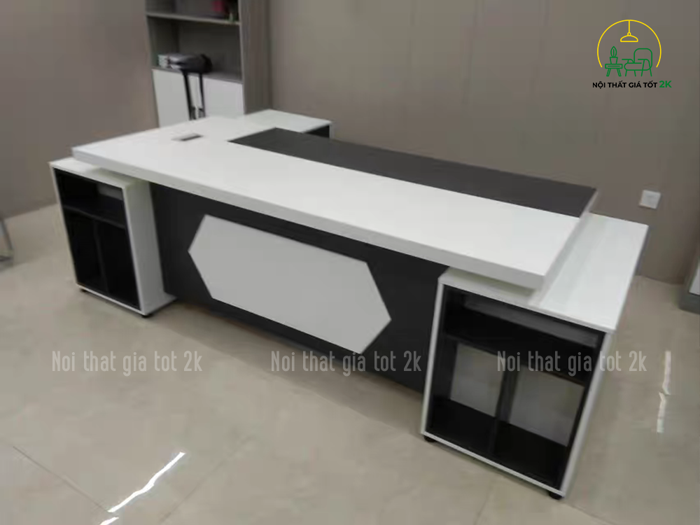 bàn giám đốc có tủ trước