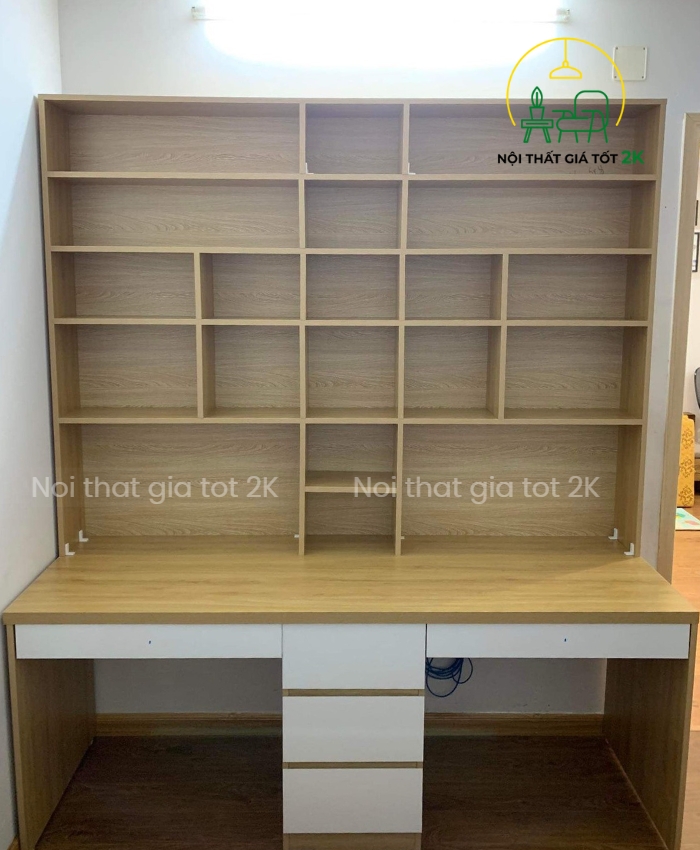 Bàn học 2 người tạo môi trường đồng nghiệp thân thiện