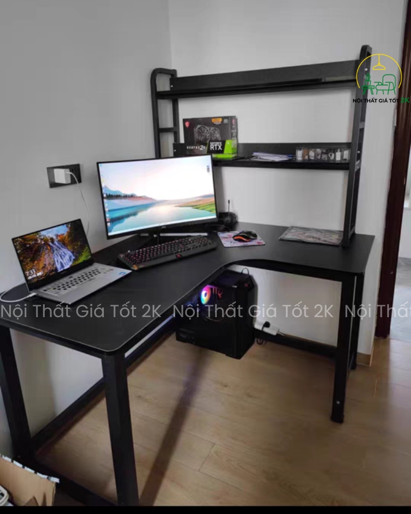 Bàn học chân sắt mang đến trải nghiệm học hiện đại và thoải mái