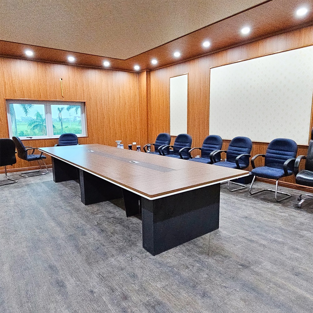 bàn họp gỗ công nghiệp chắc chắn bền vững không gian rộng