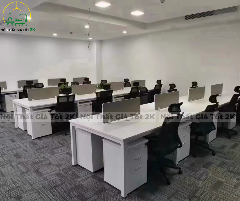 cụm bàn nhân viên đa dạng nhiều chủng loại