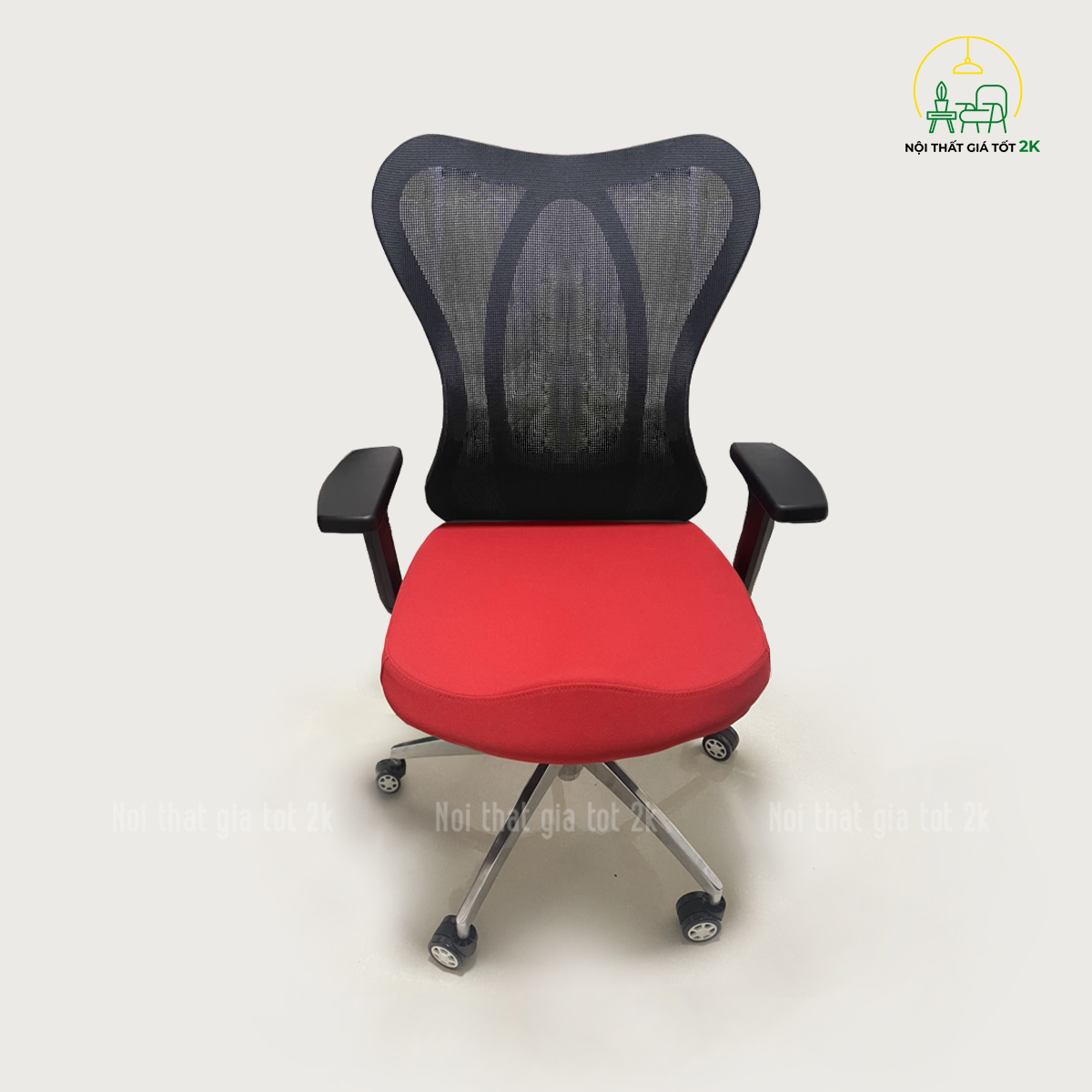 ghế nhân viên gv032 có chế độ ngả 120 độ giúp thư giãn thoải mái