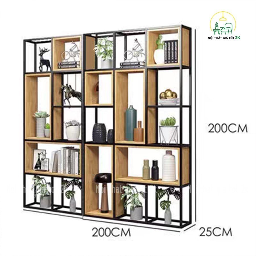 Kệ trang trí công nghiệp một sản phẩm nội thất đẹp và bền vững