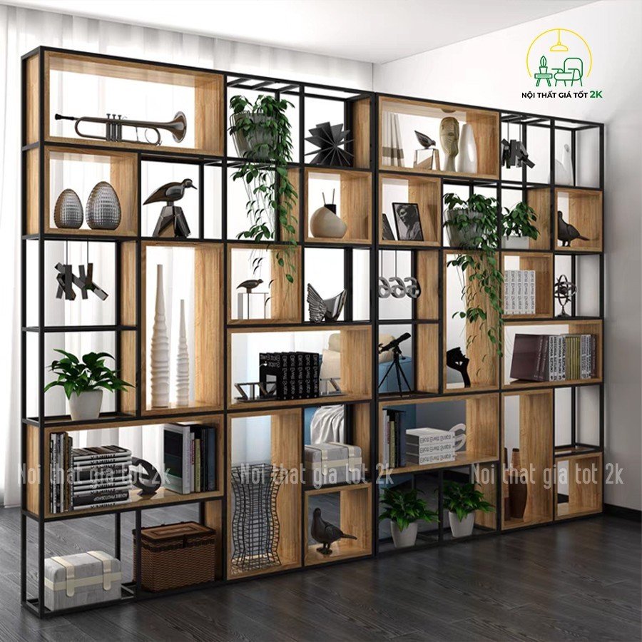 Tự tạo điểm nhấn cho không gian sống với kệ trang trí