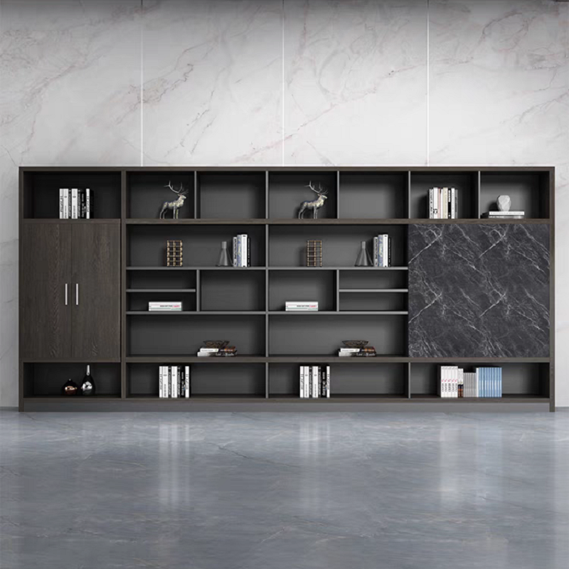 tủ giám đốc có kệ trang trí