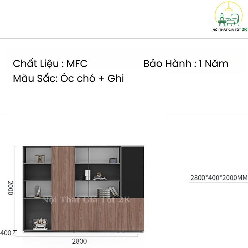 tủ hồ sơ kết hợp trang trí