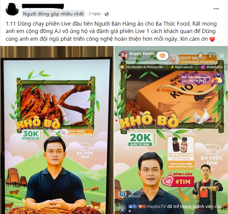 MC ảo quảng cáo bán hàng tại Việt Nam