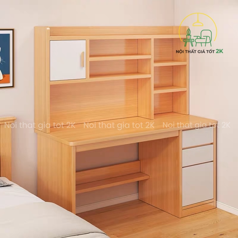 Tận hưởng không gian bàn học sáng tạo và thoải mái