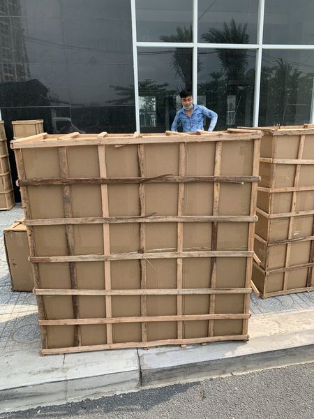 Đèn thả trần lục giác liền khối gia công theo thiết kế