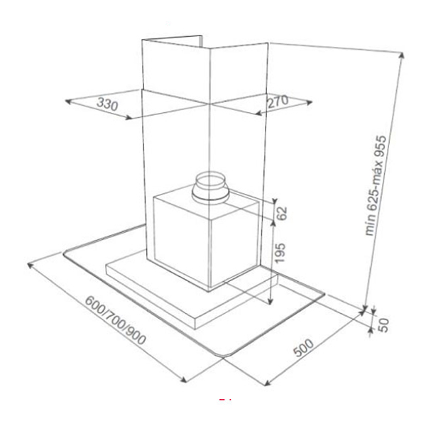 Máy hút mùi Teka DG 980