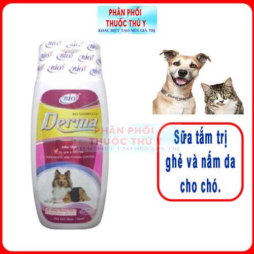 sữa tắm bio derma 150ml cho thú cưng