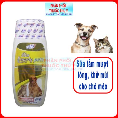 sữa tắm bio lovely pet 150ml cho thú cưng