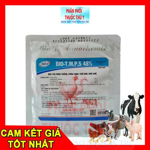 đặc trị phân trắng, phân xanh bio TMPS 48% 100gr
