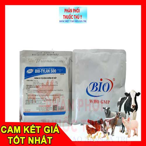 phòng và trị bệnh đường hô hấp bio tylan 500 100gr