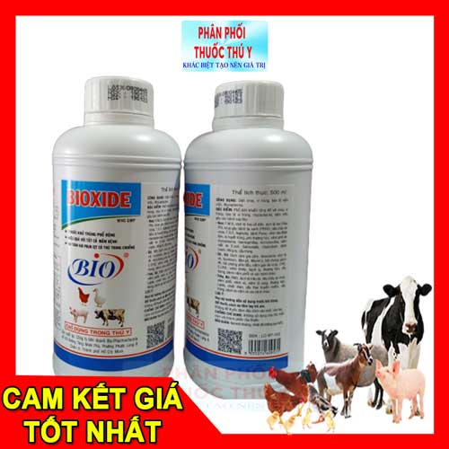 sát trùng phổ rộng Bio xide 500ml