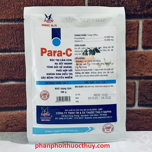 npv para c 100gr