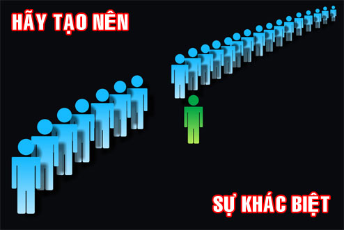tao nen su khac biet