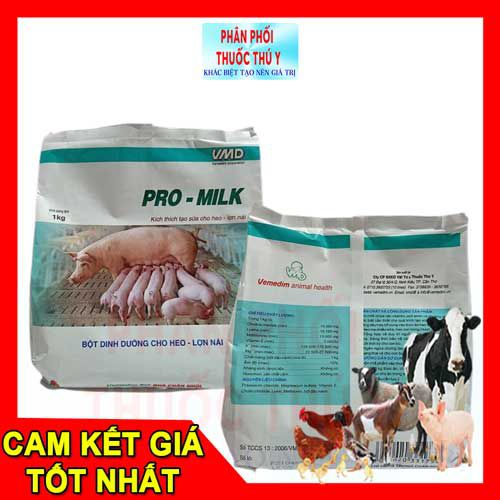 kích thích tạo sữa heo nái vemedim promilk 1kg