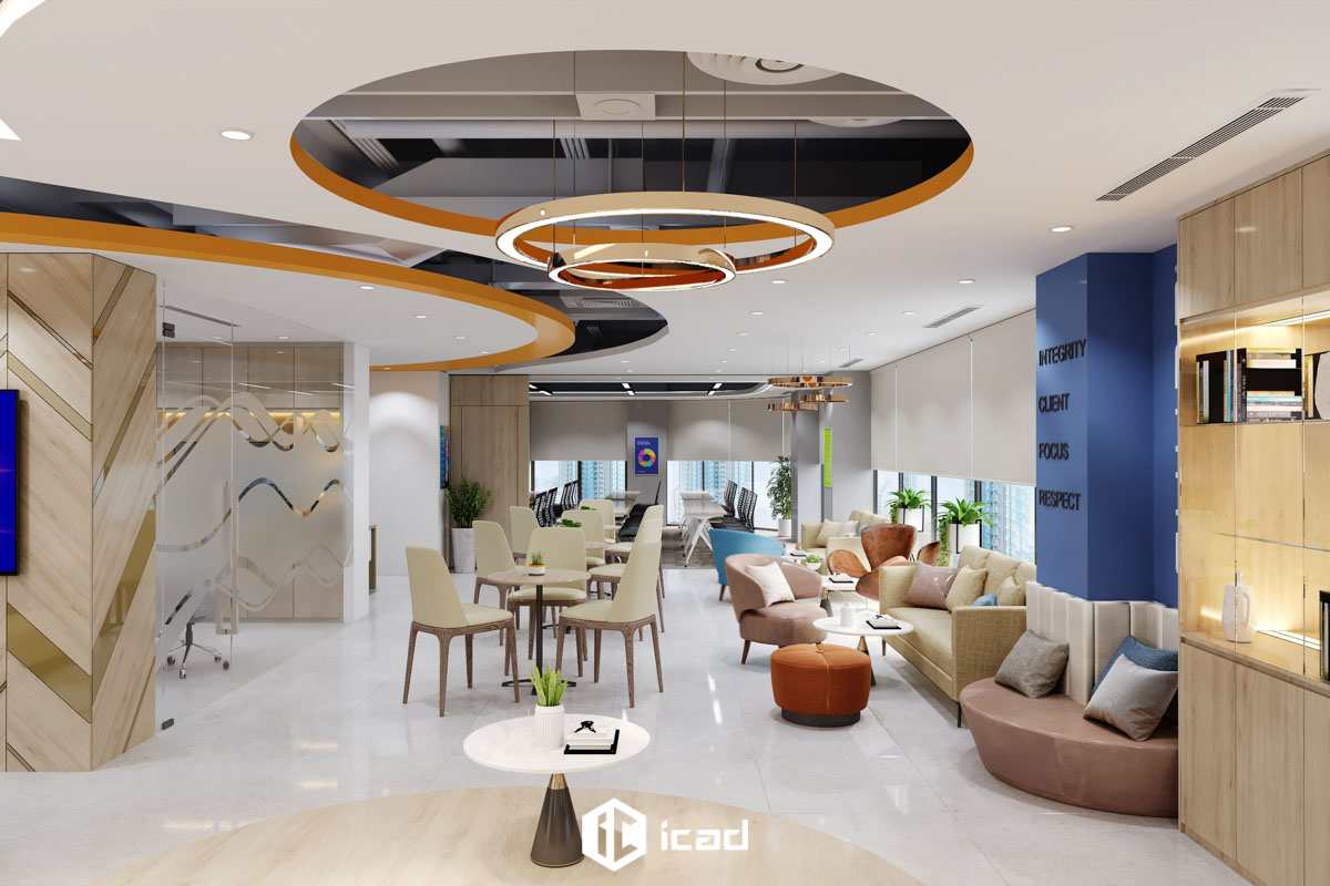 Cung cấp đèn chiếu sáng, đèn văn phòng tại Chubb Life Hà Nội