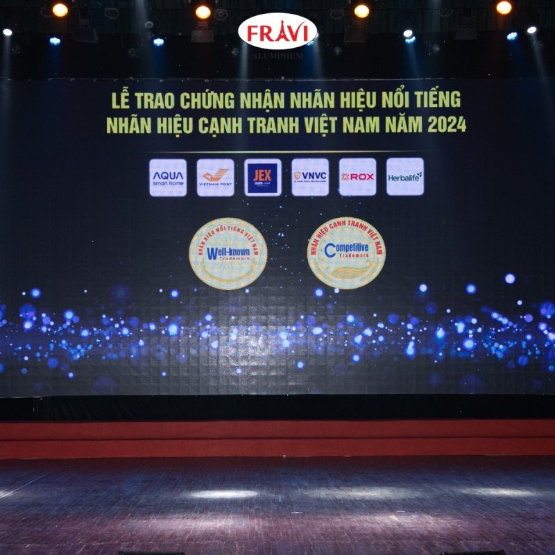Fravi đạt top 10 - nhãn hiệu nổi tiếng, nhãn hiệu cạnh tranh Việt Nam 2024